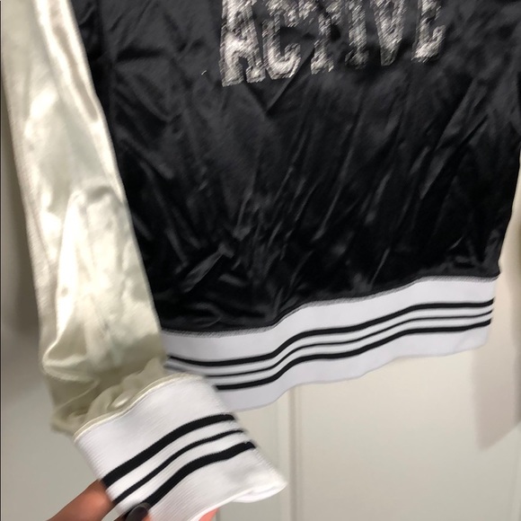 DKNY active jacket in black and white silky smooth - Picture 6 of 7